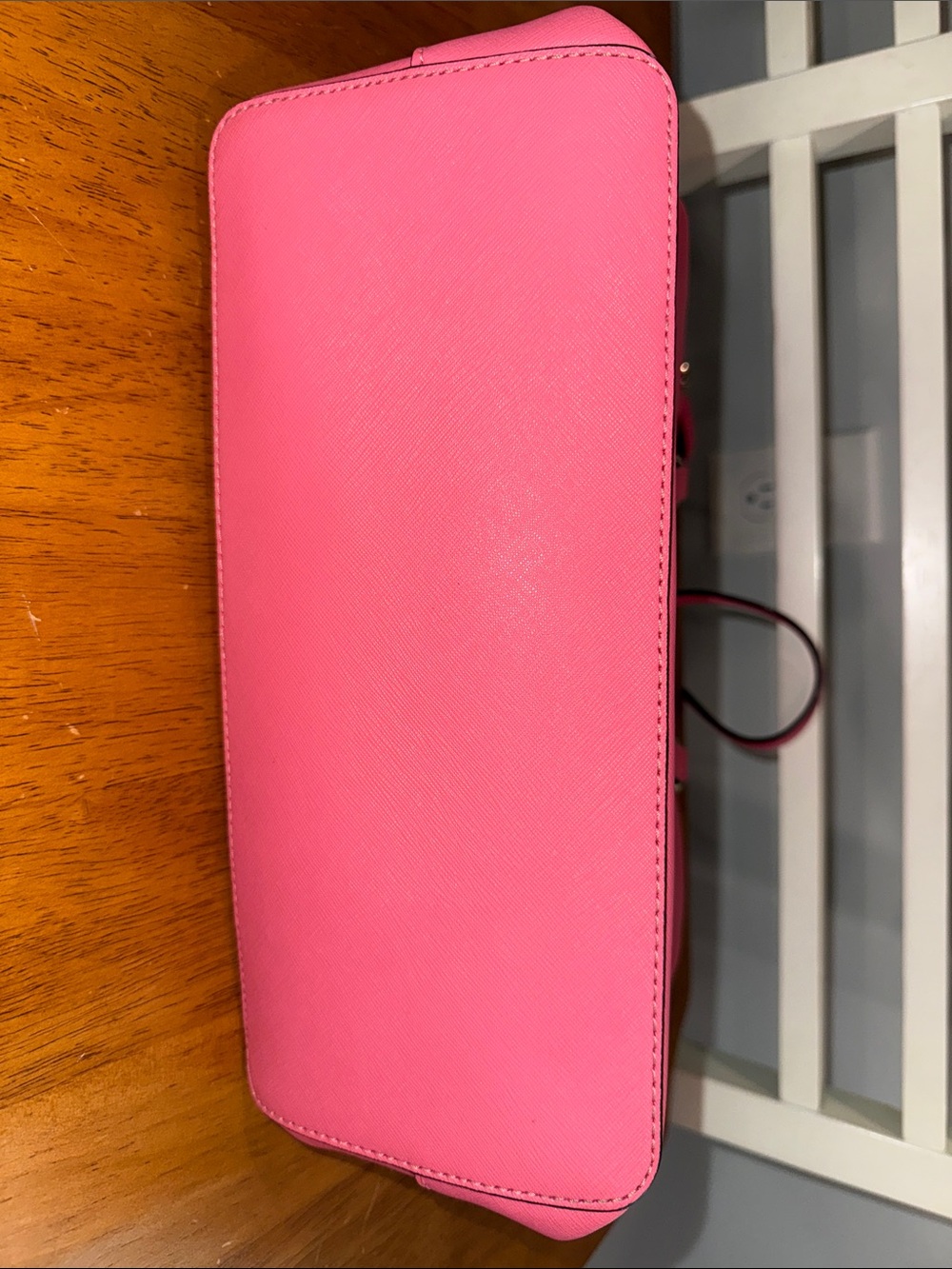 kate spade Pink Saffiano Leather Tote with Matching Wallet - Picture 7 of 10